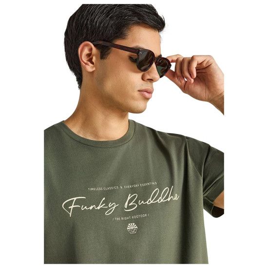 Funky Buddha Ανδρική κοντομάνικη μπλούζα